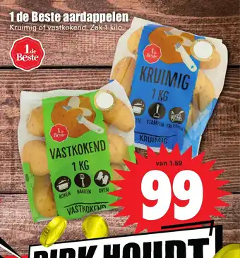 Dirk 1 de Beste aardappelen 1 kilo aanbieding