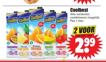 Dirk Coolbest alle varianten, combineren mogelijk. pak 1 liter aanbieding