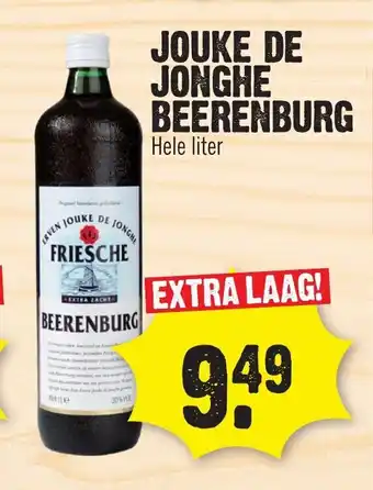 Dirk Jouke de jonghe beerenburg hele liter aanbieding