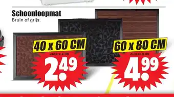 Dirk Schoonloopmat 40 x 60 cm aanbieding