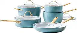Coolblue GreenPan Padova Reserve Pannenset 10-delig Sky Blue aanbieding