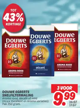 Dekamarkt Douwe egberts snelfiltermaling aanbieding