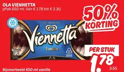 Dekamarkt Ola viennetta aanbieding