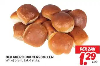Dekamarkt Dekavers bakkersbollen aanbieding