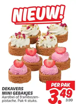Dekamarkt Dekavers mini gebakjes aanbieding