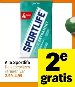 Albert Heijn Alle Sportlife aanbieding