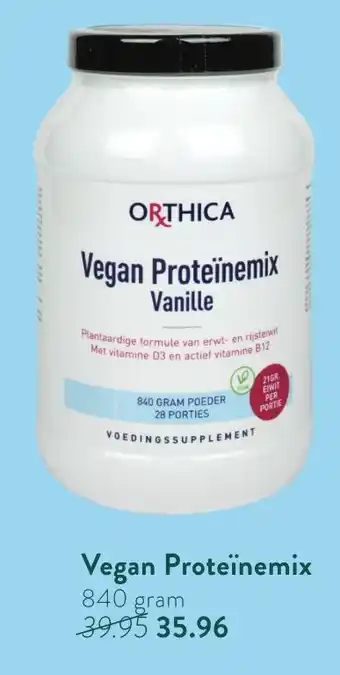 Holland & Barrett Vegan proteïnemix 840 gram aanbieding