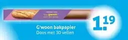 Hoogvliet G'woon bakpapier aanbieding
