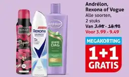 Hoogvliet Andrélon, Rexona of Vogue aanbieding