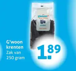Hoogvliet G'woon krenten aanbieding
