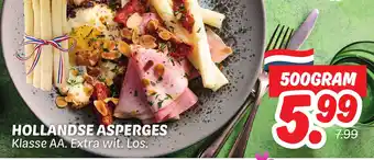 Dekamarkt Hollandse asperges aanbieding