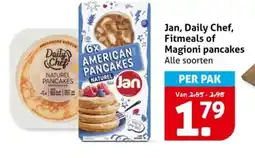 Hoogvliet Jan Daily Chef Fitmeals of Magioni pancakes aanbieding