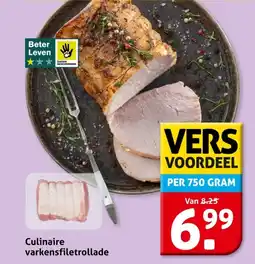 Hoogvliet Culinaire varkensfiletrollade aanbieding