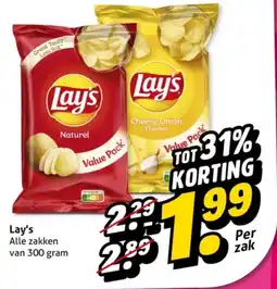 Hoogvliet Lay's aanbieding