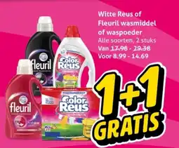 Hoogvliet Witte reus of fleuril wasmiddel of waspoeder aanbieding