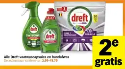 Albert Heijn Alle dreft vaatwascapsules en handafwas aanbieding
