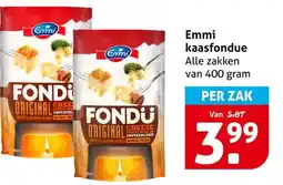 Hoogvliet Emmi kaasfondue aanbieding