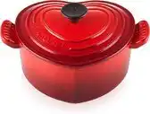Bol.com LE CREUSET - Signature - Braadpan hart 20cm rood aanbieding