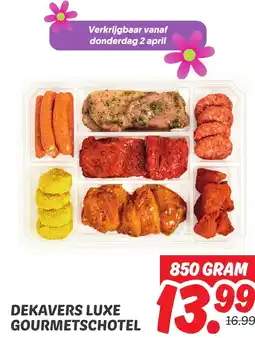 Dekamarkt Dekavers luxe gourmetschotel aanbieding