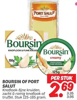 Dekamarkt Boursin of port salut aanbieding