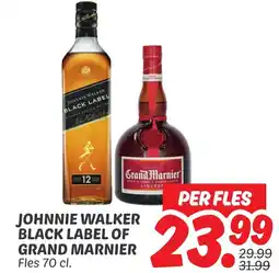 Dekamarkt Johnnie walker black label of grand marnier aanbieding