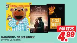 Dekamarkt Handpop-of leesboek aanbieding
