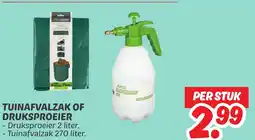 Dekamarkt Tuinafvalzak of druksproeier aanbieding