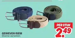 Dekamarkt Geweven riem aanbieding