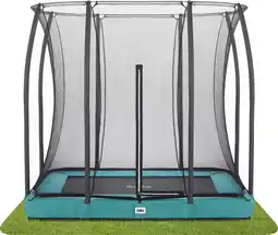 Bol.com Salta Comfort Edition Ground - inground trampoline met veiligheidsnet - 214 x 153 cm - Groen aanbieding