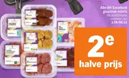 Albert Heijn Alle AH Excellent gourmet-mini's aanbieding