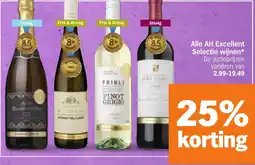 Albert Heijn Alle AH Excellent Selectie wijnen aanbieding