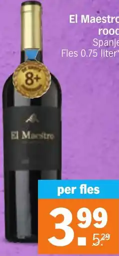 Albert Heijn El Maestro rood aanbieding