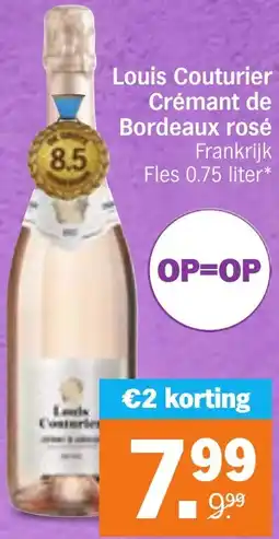 Albert Heijn Louis Couturier Crémant de Bordeaux rosé aanbieding