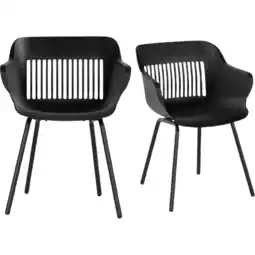 Albert Heijn Hartman Jill stoel set van 2 - Zwart aanbieding