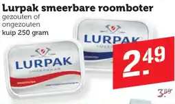 Coop Lurpak smeerbare roomboter aanbieding