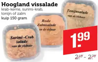 Coop Hoogland vissalade aanbieding