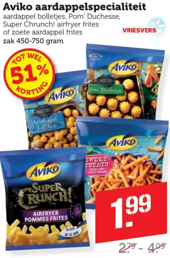 Coop Aviko aardappelspecialiteit aanbieding