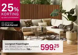 Karwei Loungeset Kopenhagen aanbieding