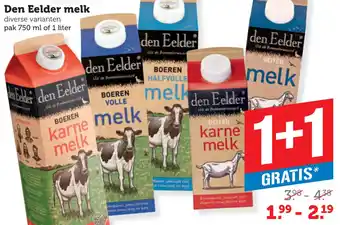 Coop Den Eelder melk aanbieding