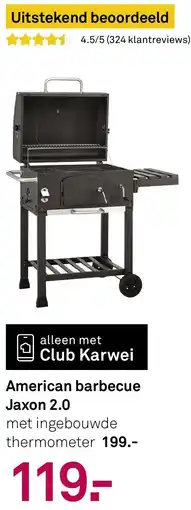 Karwei American barbecue Jaxon 2.0 aanbieding