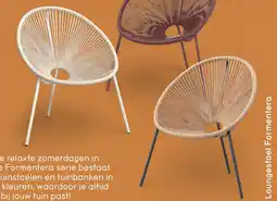 Leen Bakker Loungestoel Formentera aanbieding