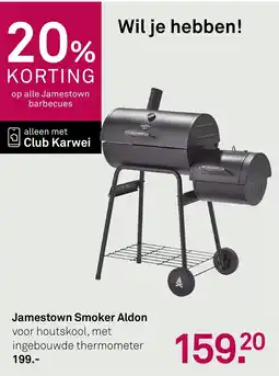 Karwei Jamestown Smoker Aldon aanbieding