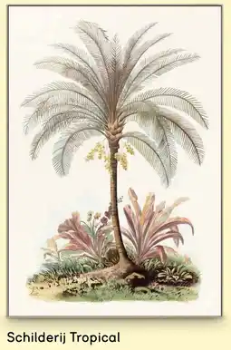 Leen Bakker Schilderij Tropical aanbieding