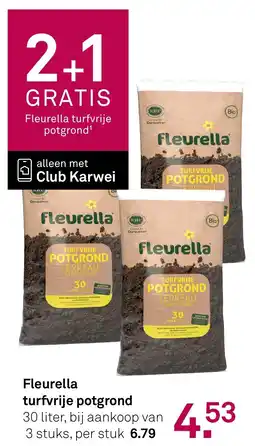 Karwei Fleurella turfvrije potgrond aanbieding