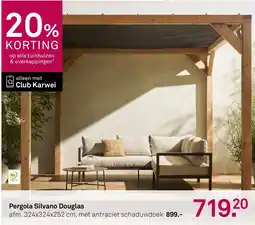 Karwei Pergola Silvano Douglas aanbieding