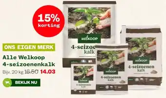 Welkoop Alle Welkoop 4-seizoenenkalk aanbieding