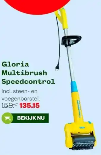 Welkoop Gloria Multibrush Speedcontrol aanbieding