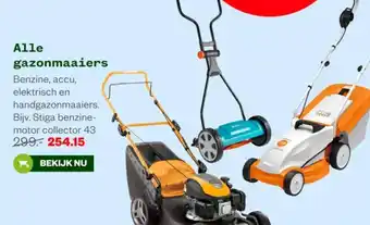 Welkoop Alle gazonmaaiers aanbieding