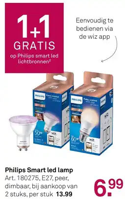 Karwei Philips Smart Led Lamp aanbieding