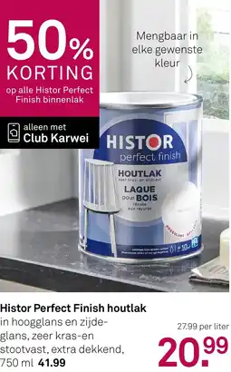 Karwei Histor Perfect Finish Houtlak aanbieding